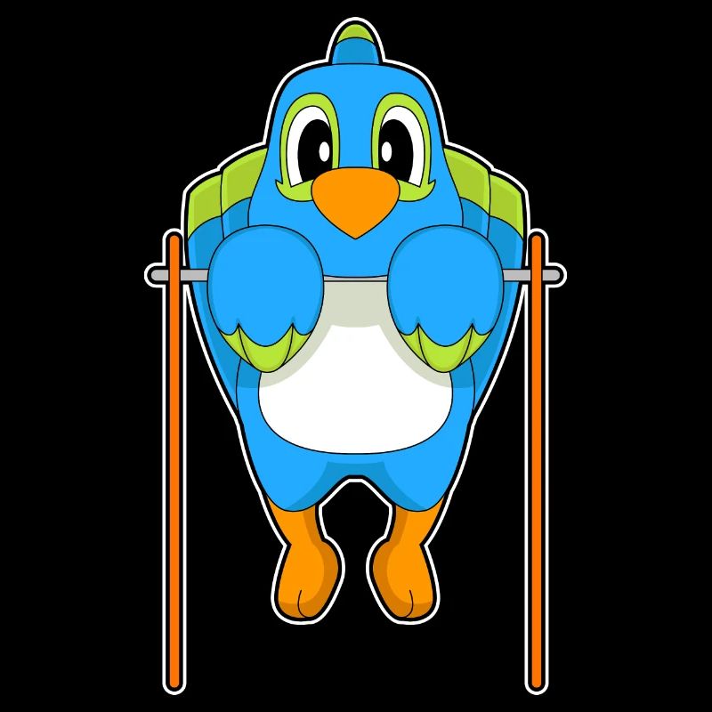 Parrot Bodybuilder Pull-ups
