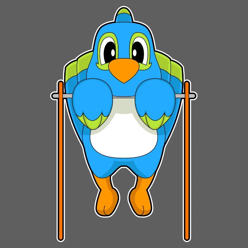 Parrot Bodybuilder Pull-ups