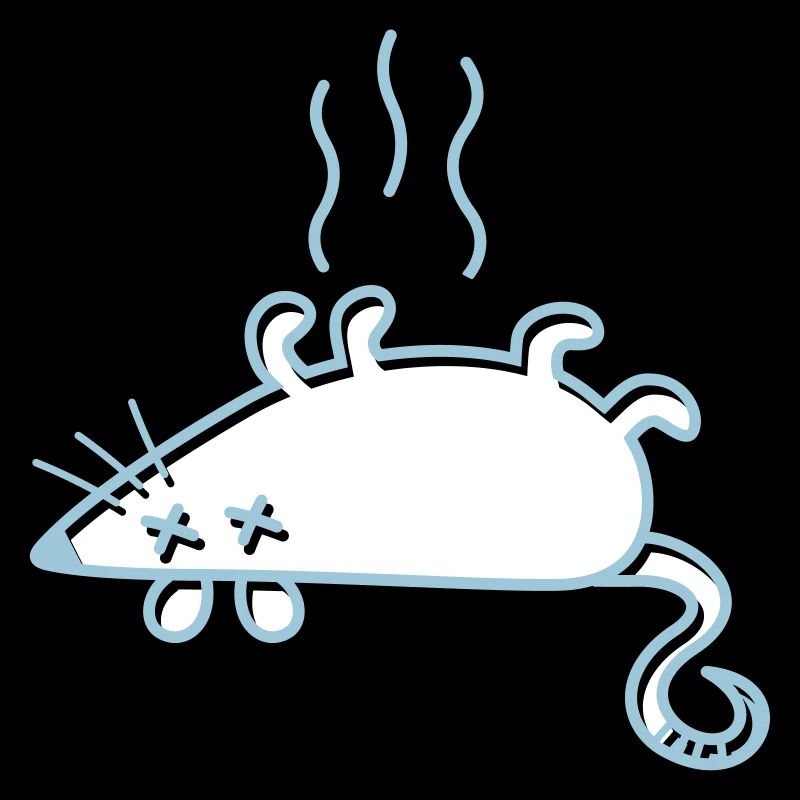 Une souris morte