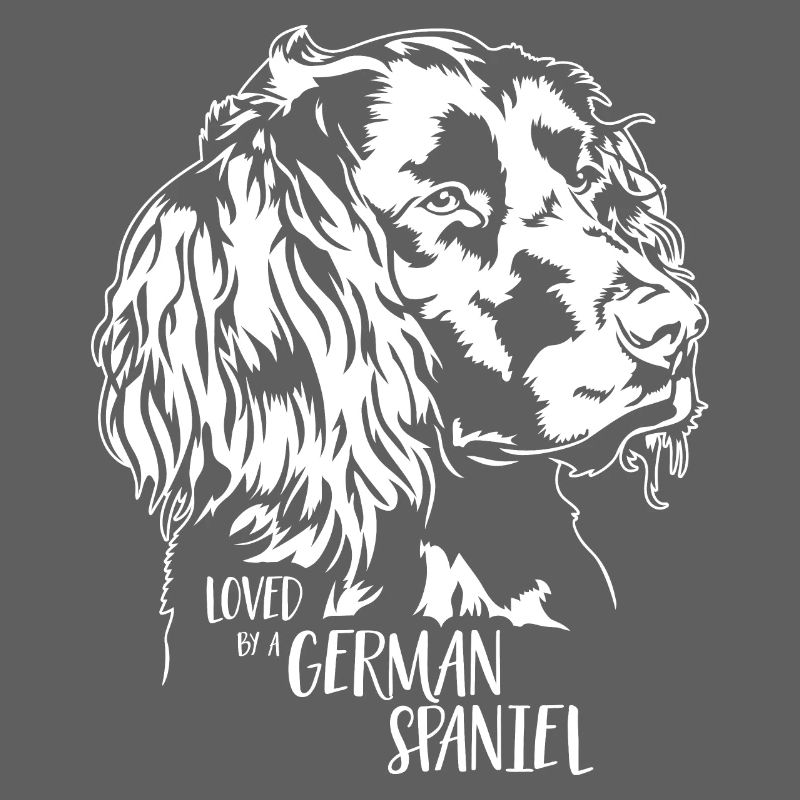 Loved by a German Spaniel Hundespruch Wilsigns