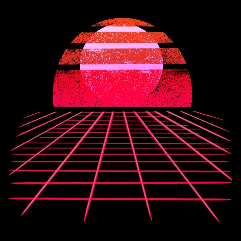Sunset Vaporwave Retro Wave