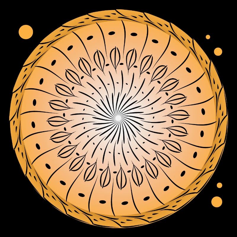 Rotating pattern circle