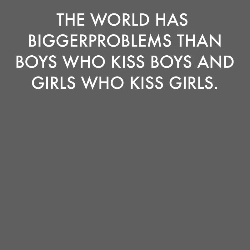The world has bigger problems than ..