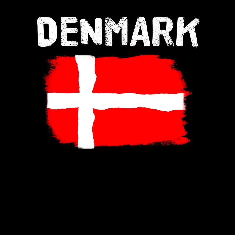 Denmark flag motif danish flag drawing