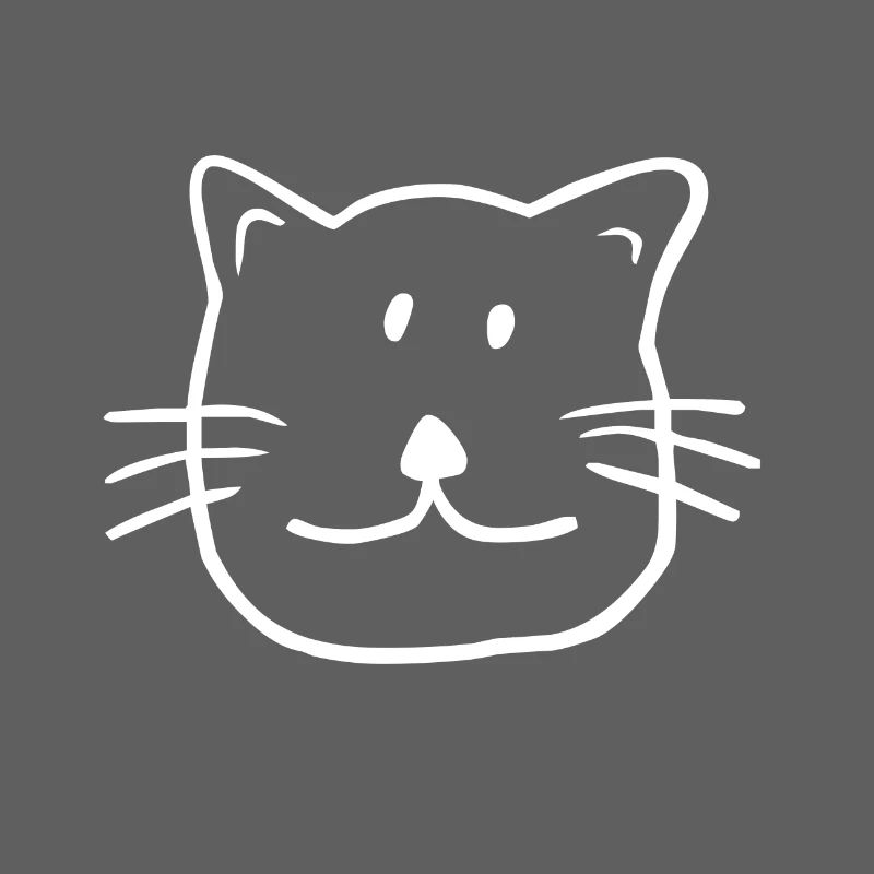 Chat doux (Dessin) # NOIR