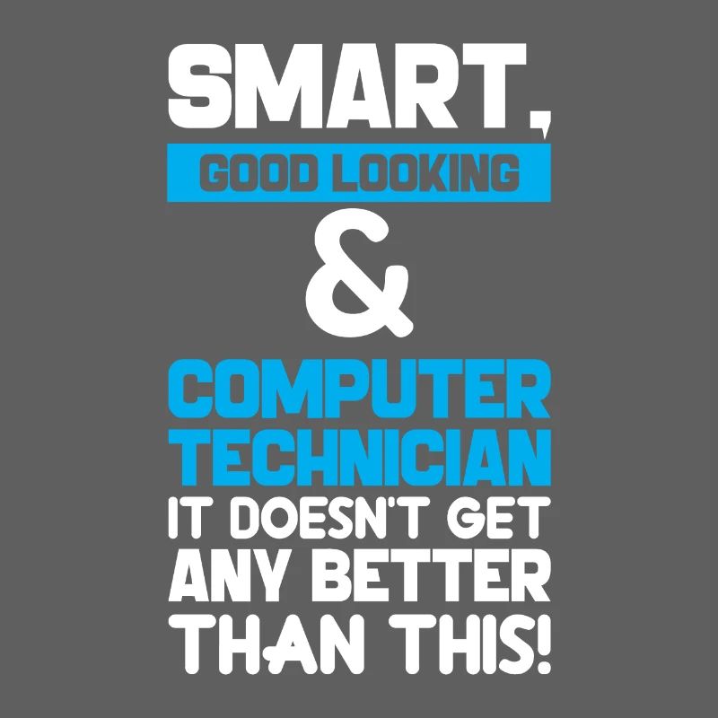 Smart Good Looking Computer Technician