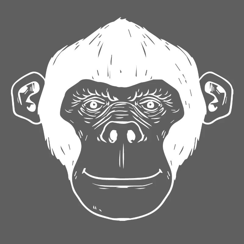 Affe Schimpanse Affengesicht Geschenk Affen