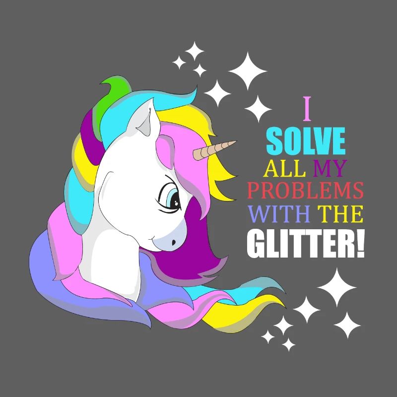 Unicorn glitter problems solver gift idea