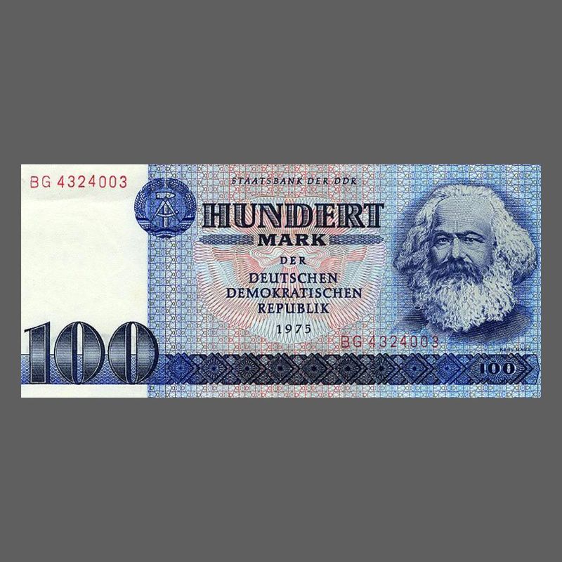 100 marks de la RDA