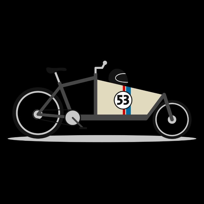 Voiture de course de vélo cargo