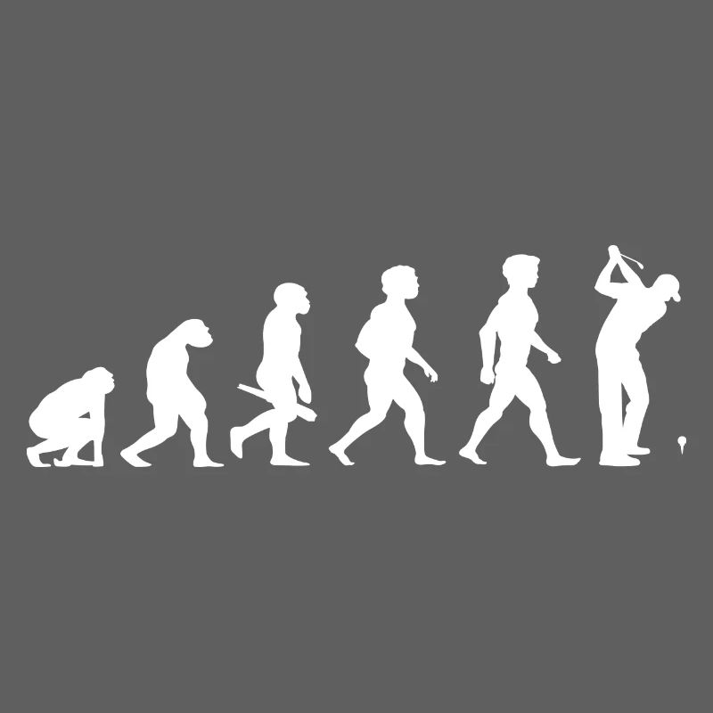 Evolution Golf Golfer Golfspieler Golfplatz