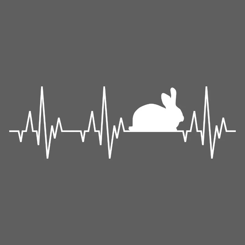 Heartbeat ECG rabbit rabbit rabbits bunny