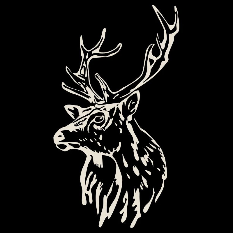 Tête de cerf [Blanc]