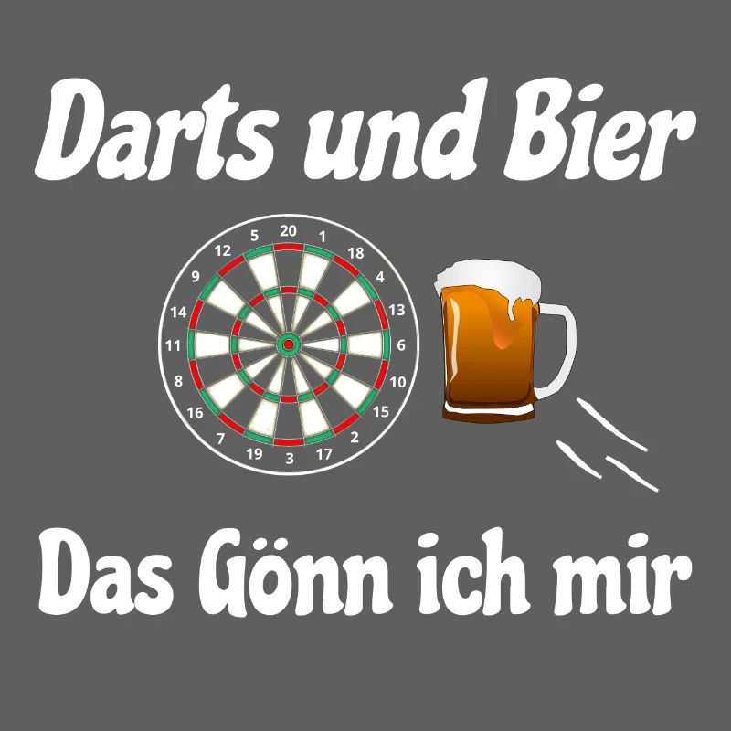 Darts & Bier - Darts tshirt