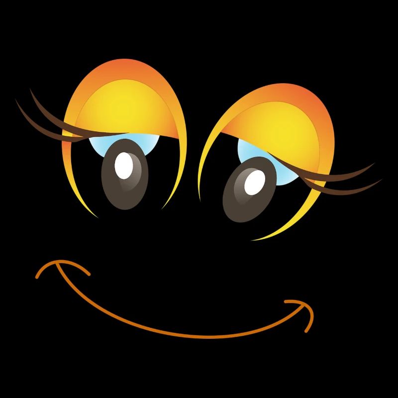 Fröhlicher Weiblicher Smiley Geschenk Idee