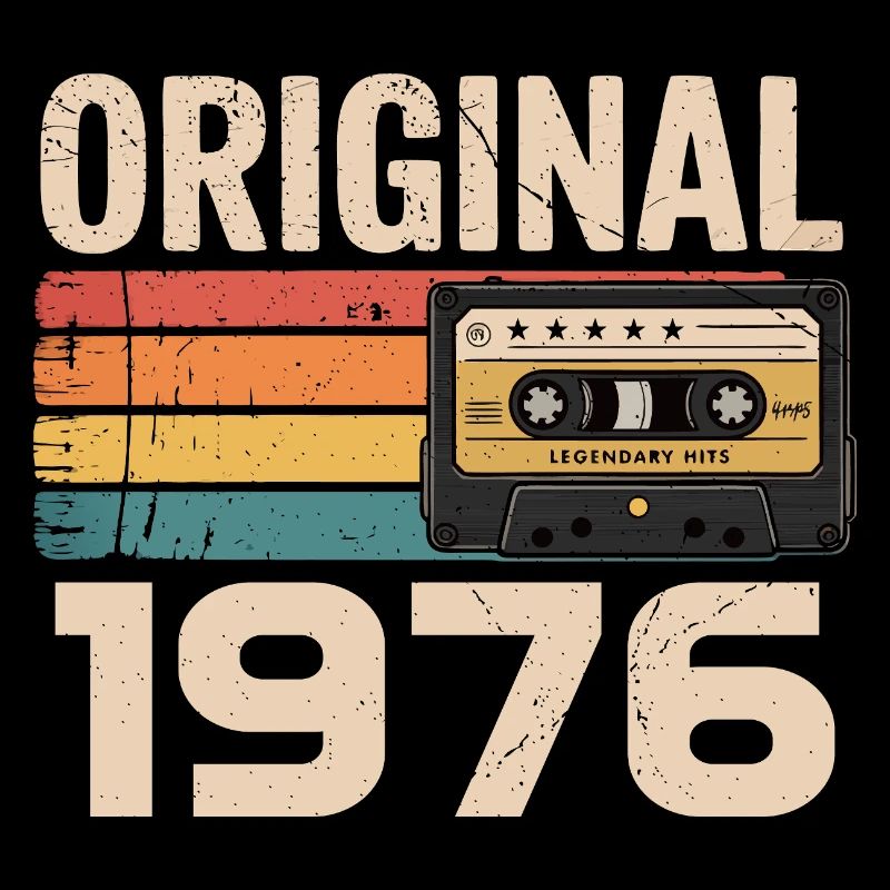 Originaler Retro-Geburtstag 1976