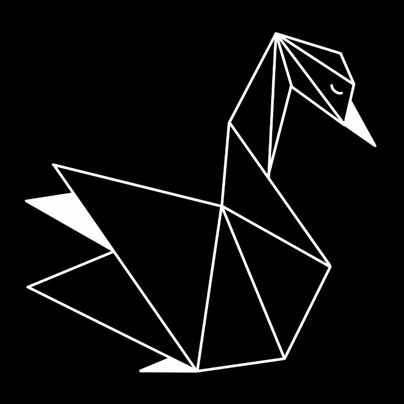 Schwan Origami