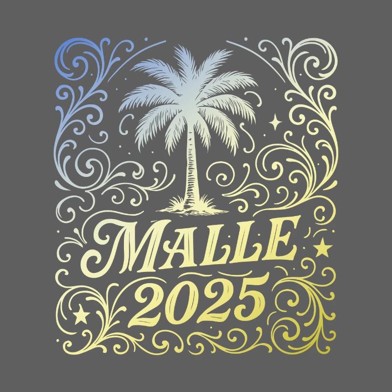 Malle 2025 Palm Tree Multicoloured