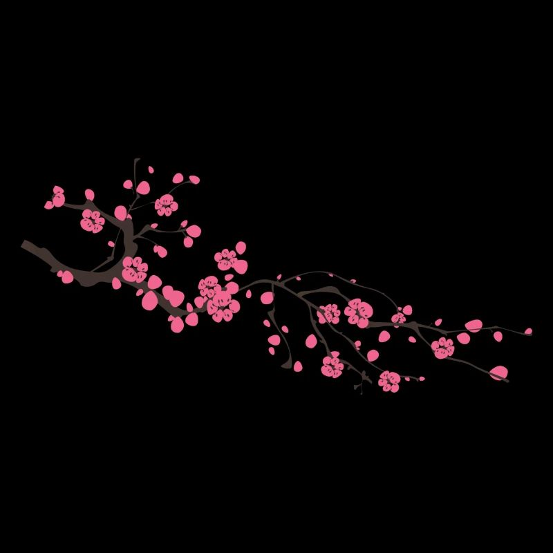 Ast mit Blumen Geschenk Geschenkidee