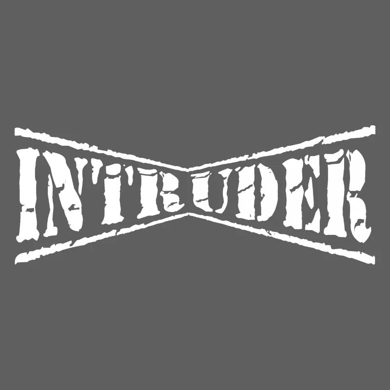 intruder hacker intruder clan sticker computer