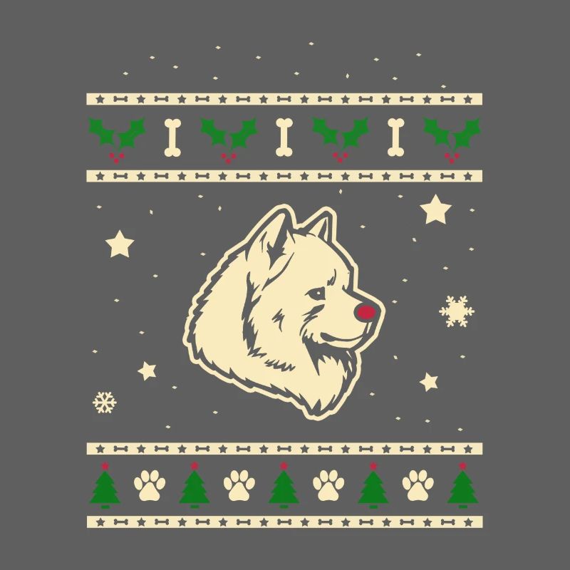 Samojeden Weihnachtsgeschenk