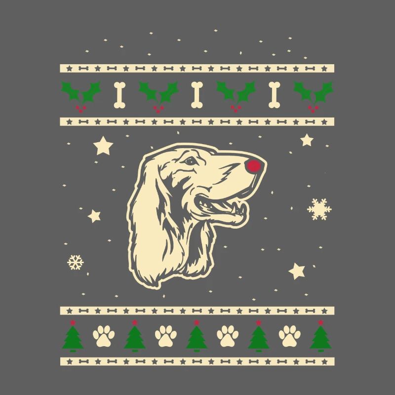 Irish Setter Weihnachtsgeschenk