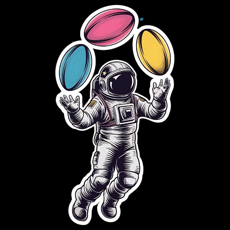 Astronaut Rugby Space Space Weightlessness