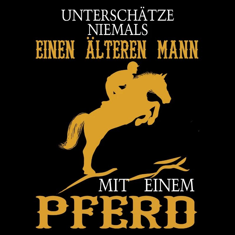 Alter Mann Pferd