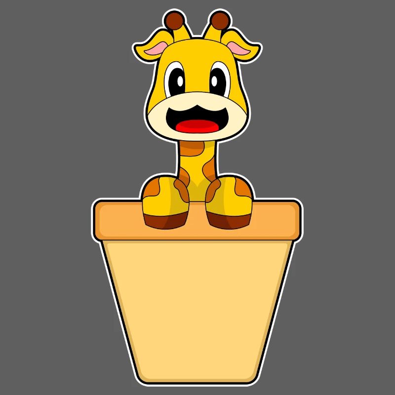 Giraffe Eiswaffel
