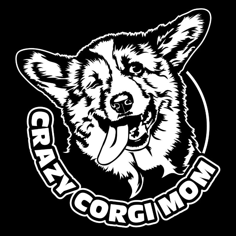 CRAZY CORGI MOM lustiger Corgi Wilsigns