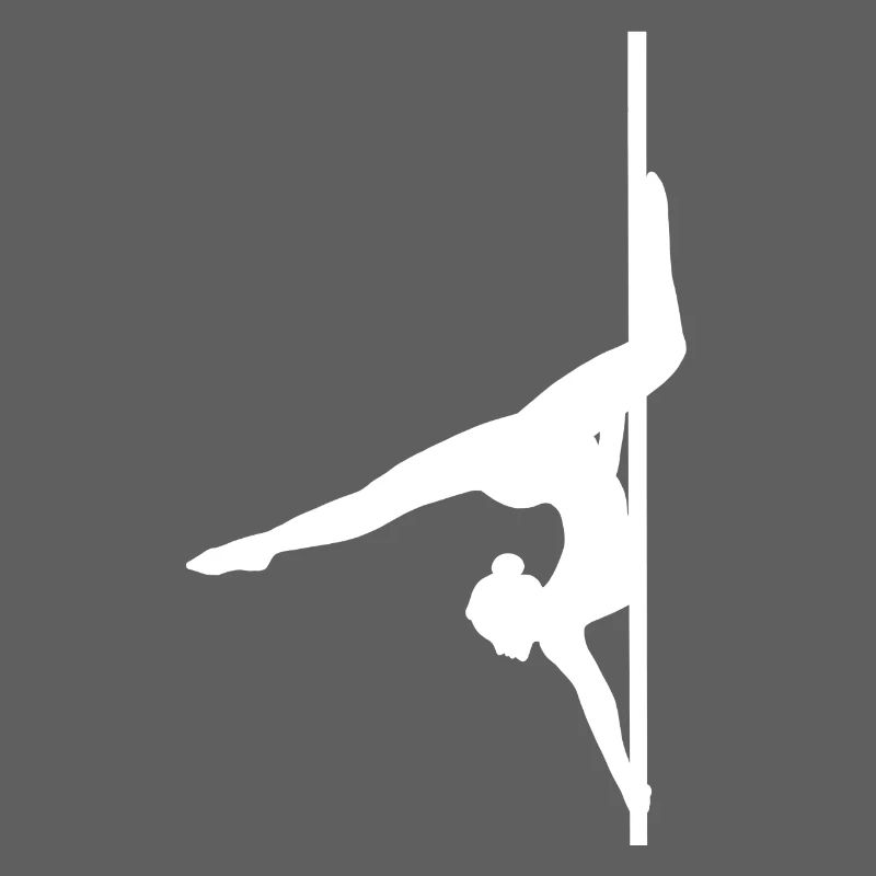 Pole dance figure forme papillon