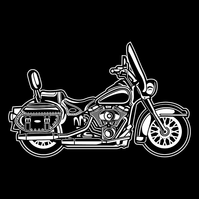 Chopper / Motorrad 06_weiß
