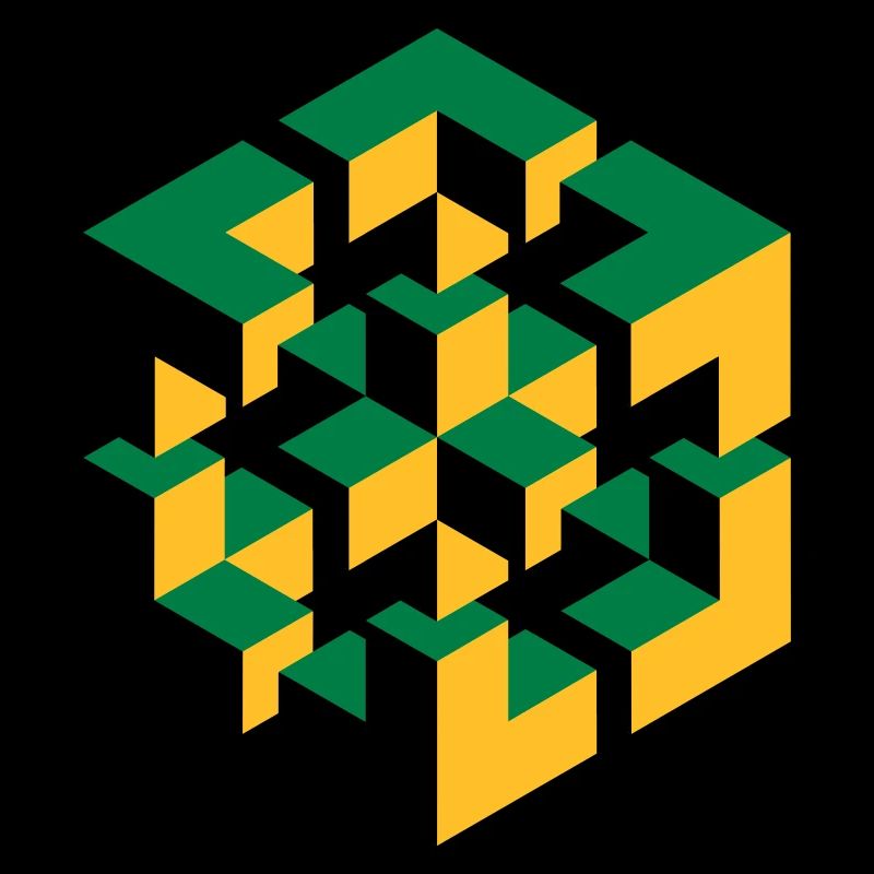 impossible figure Escher cube geometry fantasy