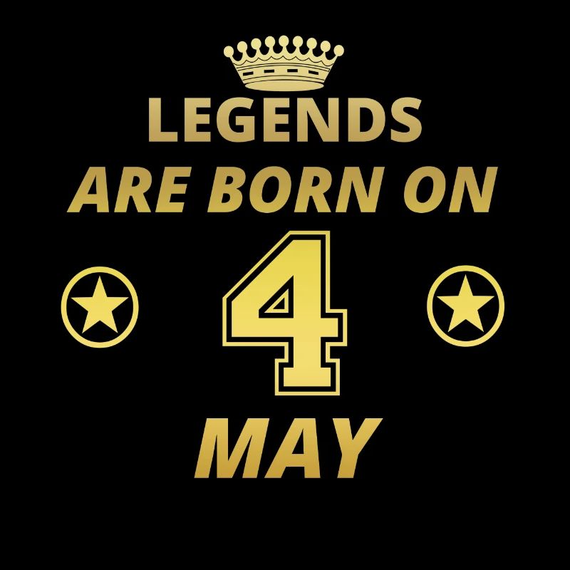 legends born geschenk geburtstag MAY 4