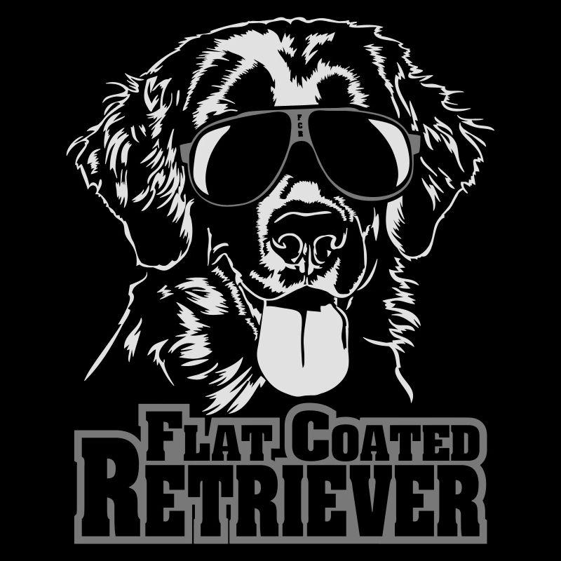 FLAT COATED RETRIEVER cool Hunde Wilsigns