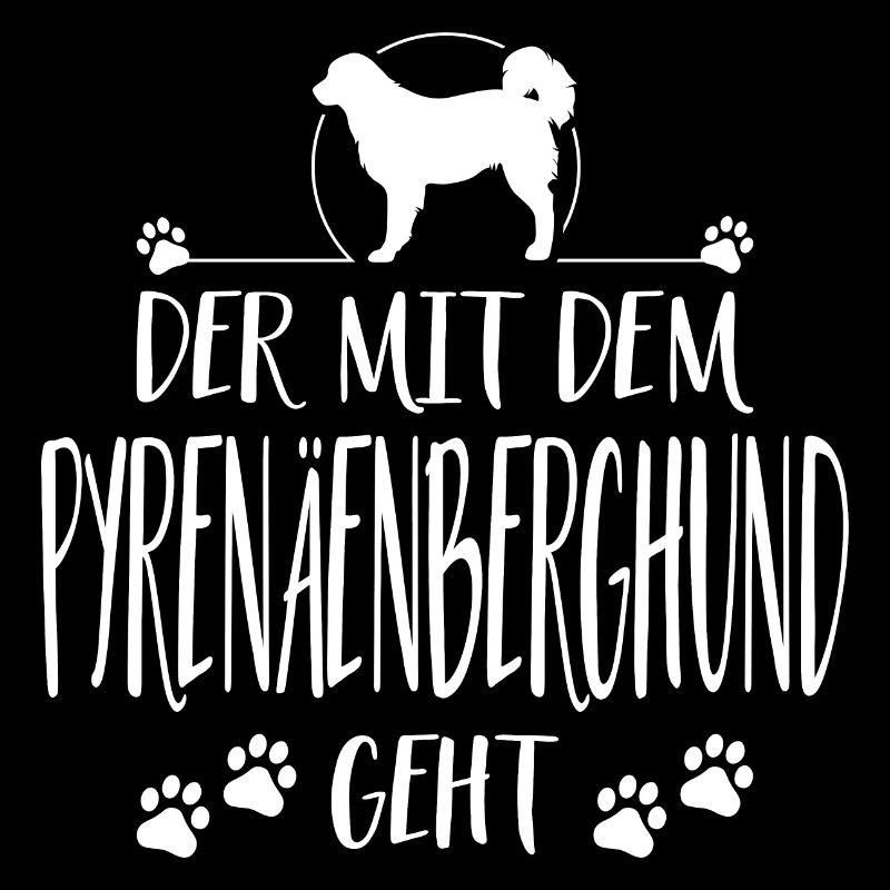 Der mit Pyrenäenberghund geht Hunde Hund Wilsigns