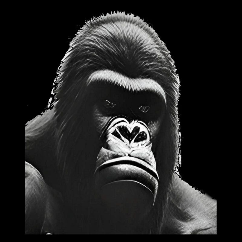 Silberrücken-Gorilla