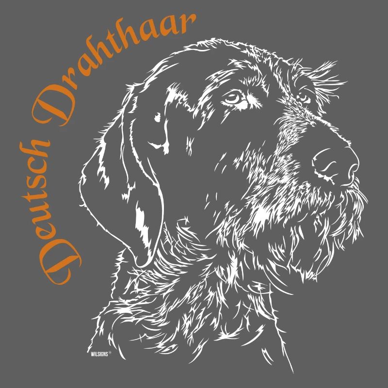 DEUTSCH DRAHTHAAR Wilsigns Jagdhund Hunde Geschenk