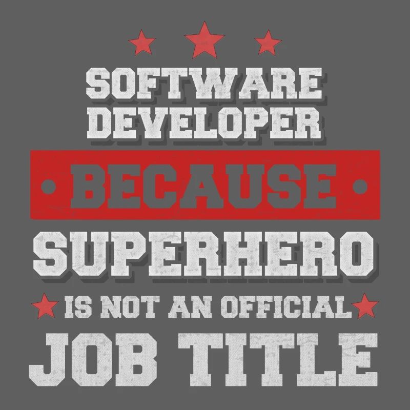 Software Developer Superhero Shirt
