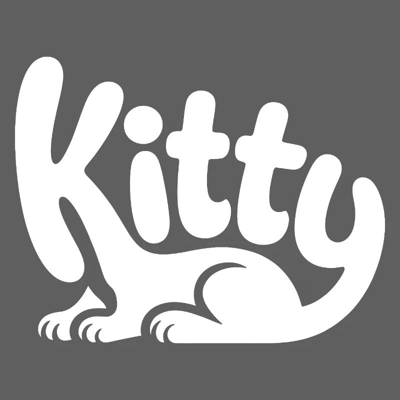 Kitty - Conception de chat de compagnie mignon