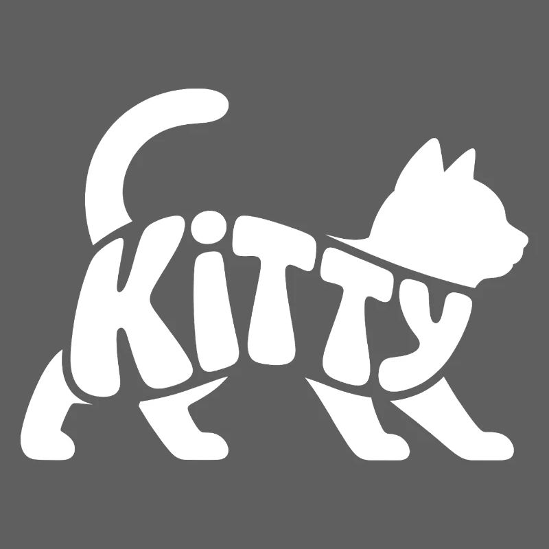 Kitty - Conception de chat de compagnie mignon