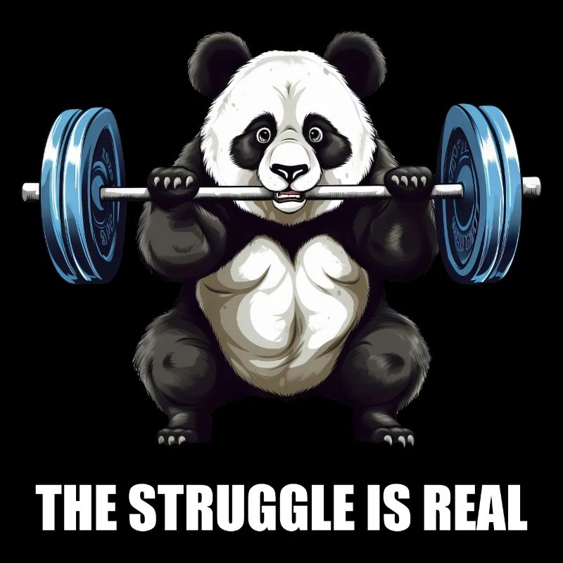 Panda Dumbbell Training Workout: la lutte est
