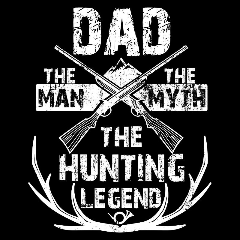 Vati der Mann der Mythos das Jagd-Legend-Geschenk