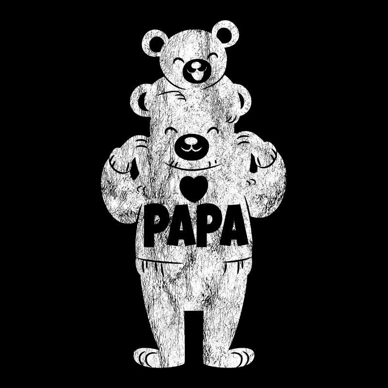 Geschenk bester Papa Bear Vater Vatertag Papi Bär