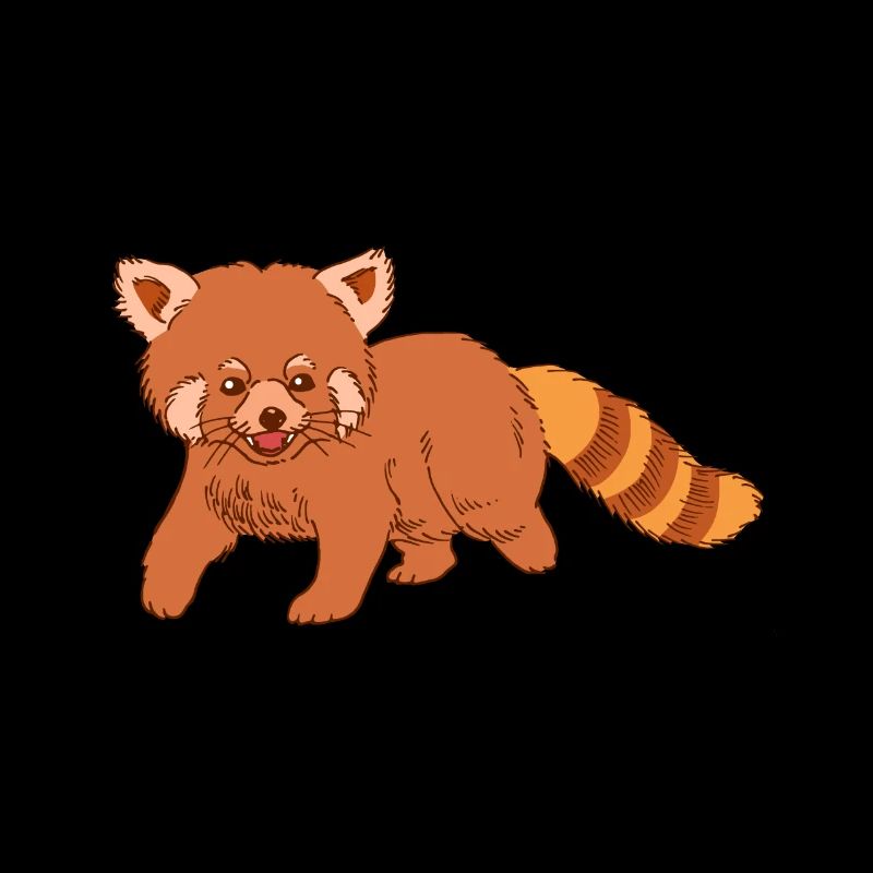 Panda rouge