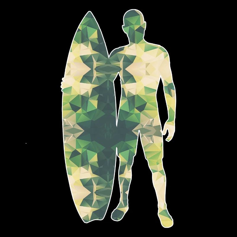 Polygon Surfer grün