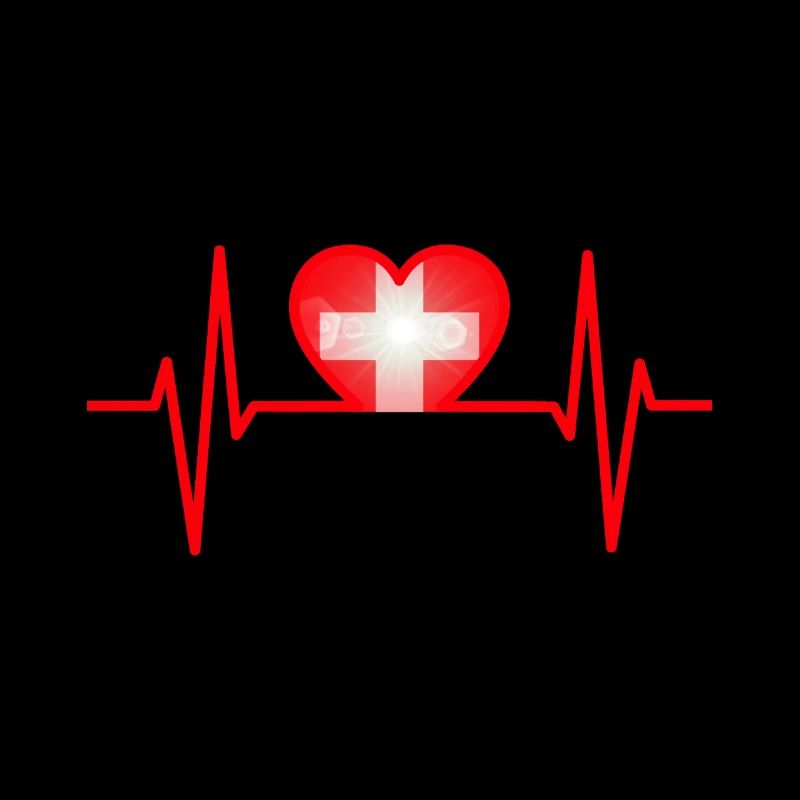 Schweiz Schweizer Herz Stolz 1.August Geschenk