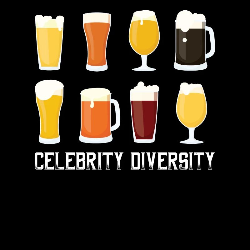Diversité des célébrités - Design de bière artisanale