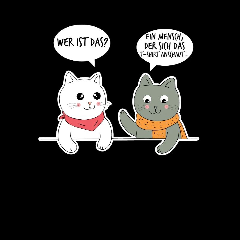 Des chats T-shirt Qui c’est ? C’est un