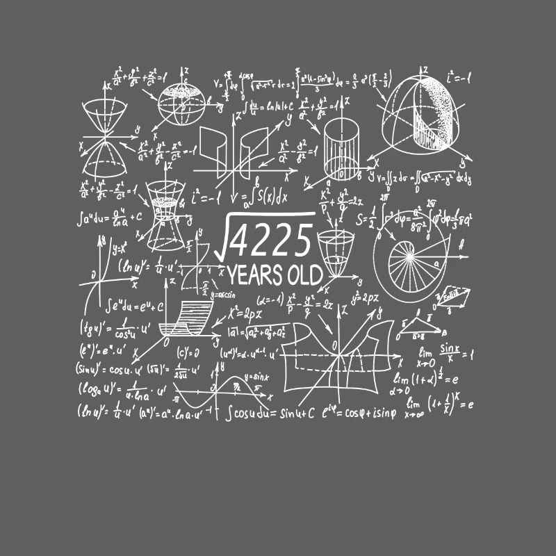 65 birthday math math teacher